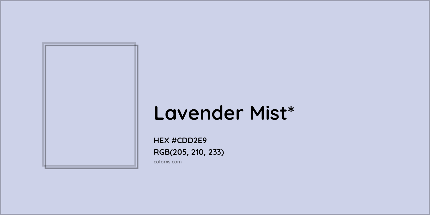 HEX #CDD2E9 Color Name, Color Code, Palettes, Similar Paints, Images