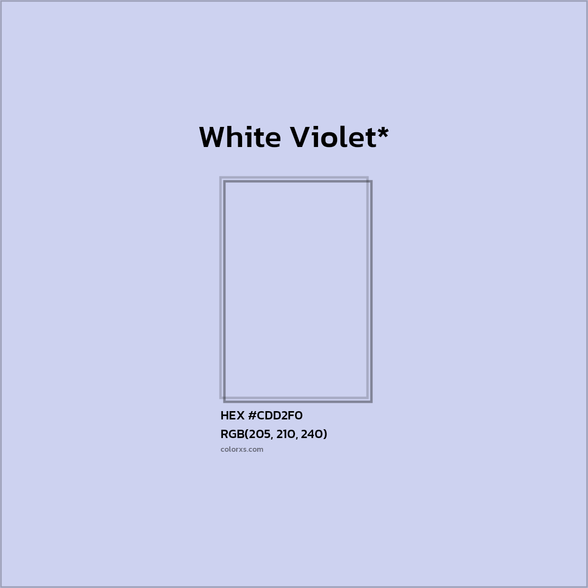 HEX #CDD2F0 Color Name, Color Code, Palettes, Similar Paints, Images