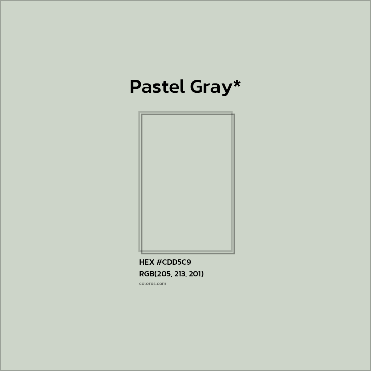 HEX #CDD5C9 Color Name, Color Code, Palettes, Similar Paints, Images
