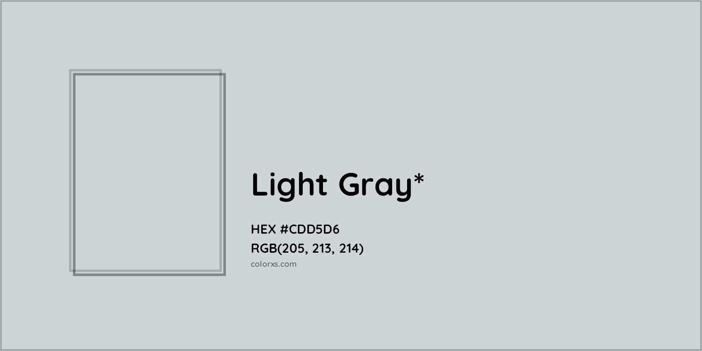 HEX #CDD5D6 Color Name, Color Code, Palettes, Similar Paints, Images