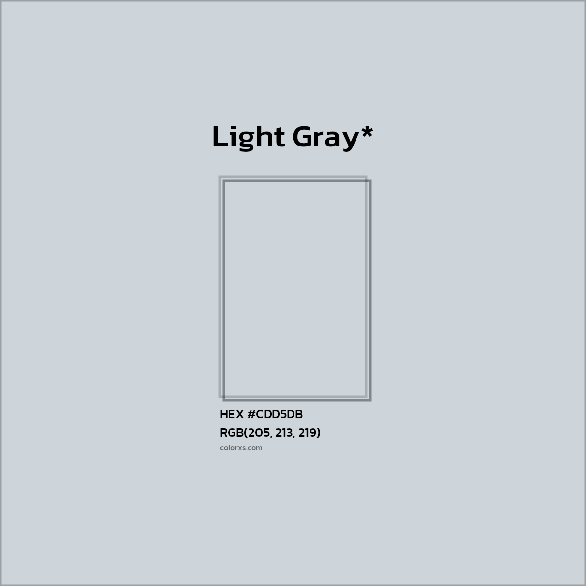 HEX #CDD5DB Color Name, Color Code, Palettes, Similar Paints, Images