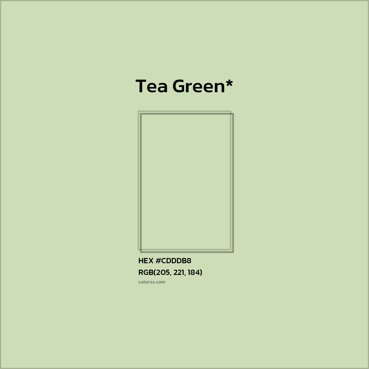 HEX #CDDDB8 Color Name, Color Code, Palettes, Similar Paints, Images