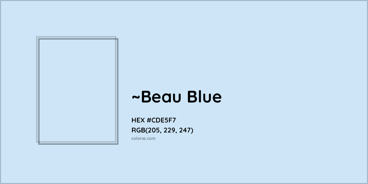HEX #CDE5F7 Color Name, Color Code, Palettes, Similar Paints, Images