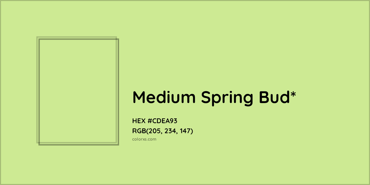 HEX #CDEA93 Color Name, Color Code, Palettes, Similar Paints, Images