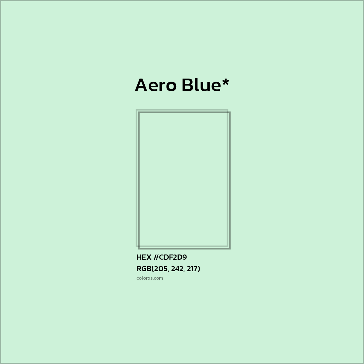HEX #CDF2D9 Color Name, Color Code, Palettes, Similar Paints, Images