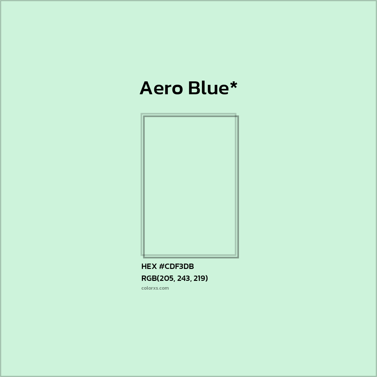 HEX #CDF3DB Color Name, Color Code, Palettes, Similar Paints, Images
