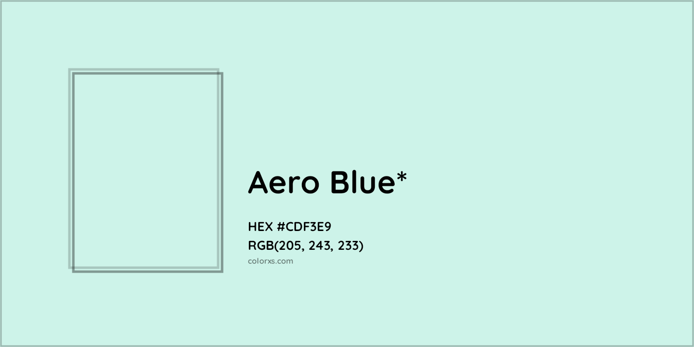 HEX #CDF3E9 Color Name, Color Code, Palettes, Similar Paints, Images