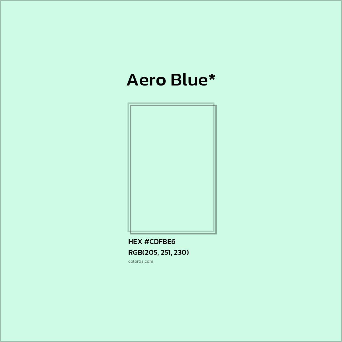 HEX #CDFBE6 Color Name, Color Code, Palettes, Similar Paints, Images
