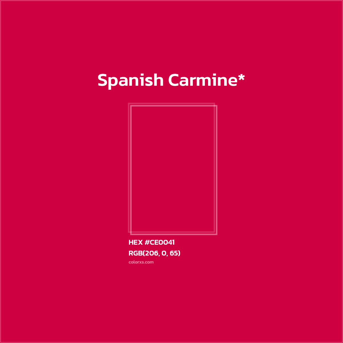 HEX #CE0041 Color Name, Color Code, Palettes, Similar Paints, Images