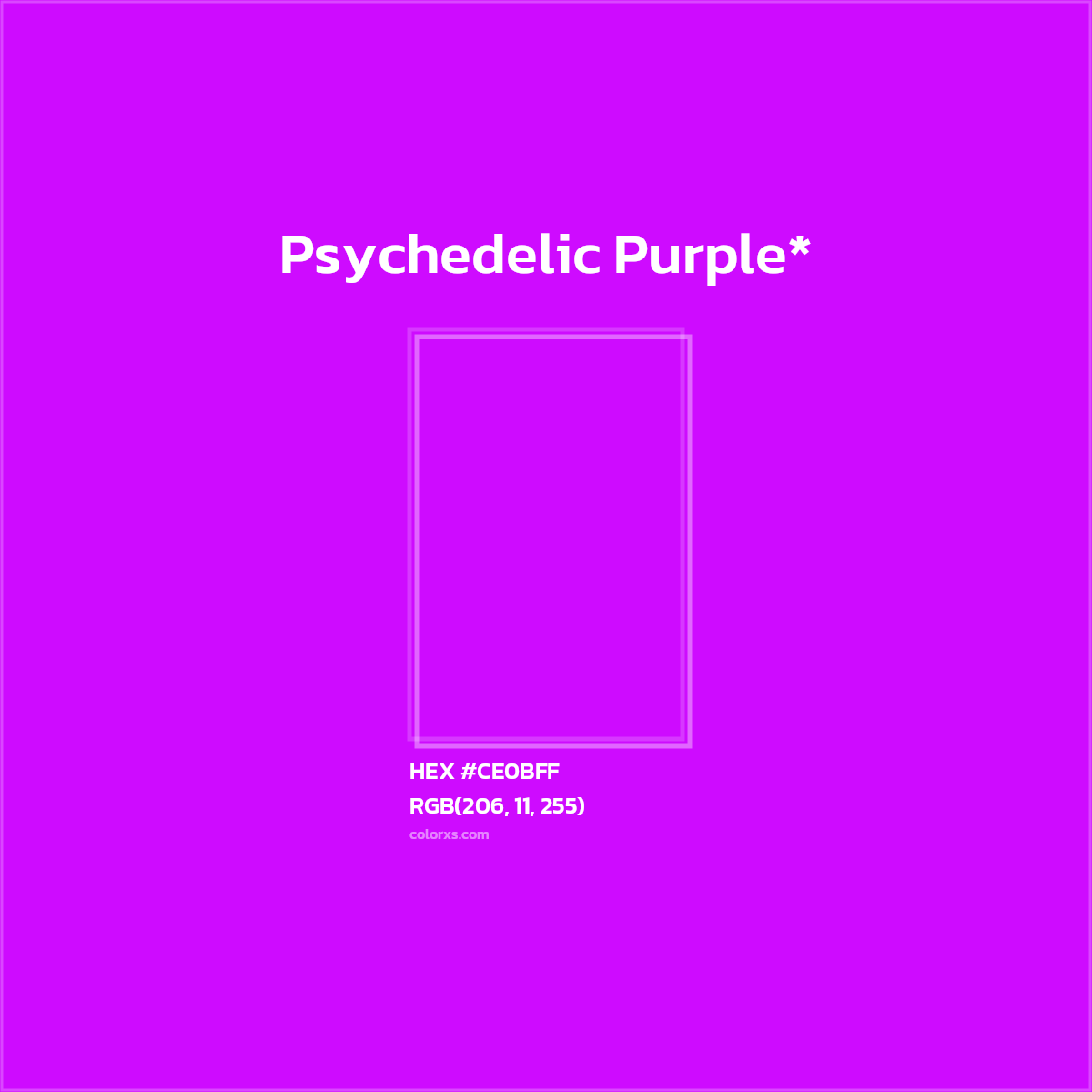 HEX #CE0BFF Color Name, Color Code, Palettes, Similar Paints, Images