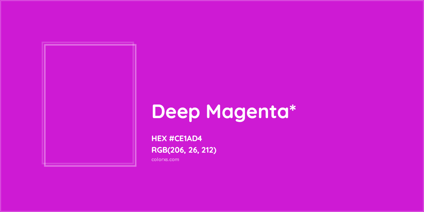 HEX #CE1AD4 Color Name, Color Code, Palettes, Similar Paints, Images