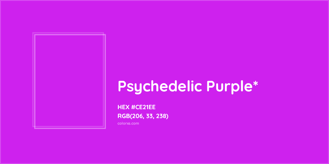 HEX #CE21EE Color Name, Color Code, Palettes, Similar Paints, Images
