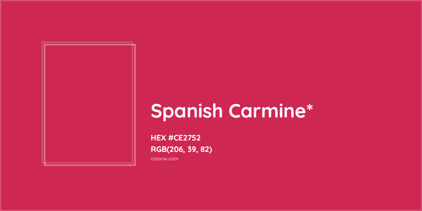 HEX #CE2752 Color Name, Color Code, Palettes, Similar Paints, Images