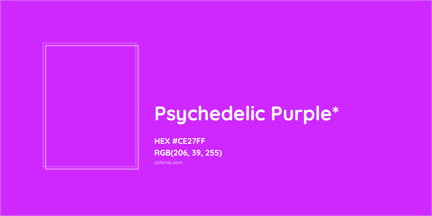 HEX #CE27FF Color Name, Color Code, Palettes, Similar Paints, Images