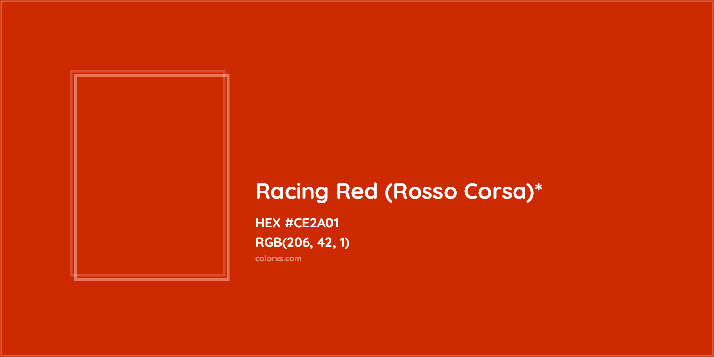 HEX #CE2A01 Color Name, Color Code, Palettes, Similar Paints, Images