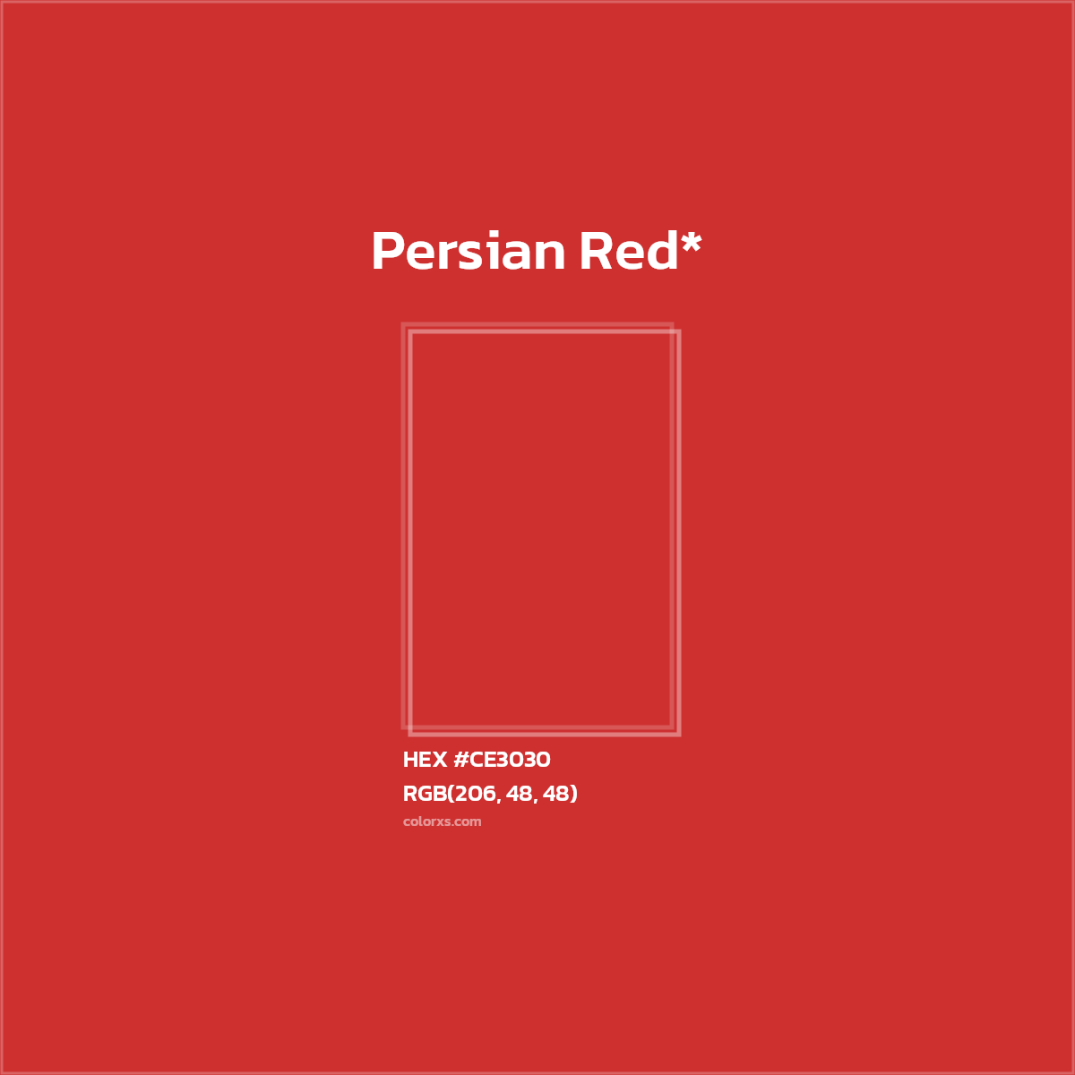 HEX #CE3030 Color Name, Color Code, Palettes, Similar Paints, Images