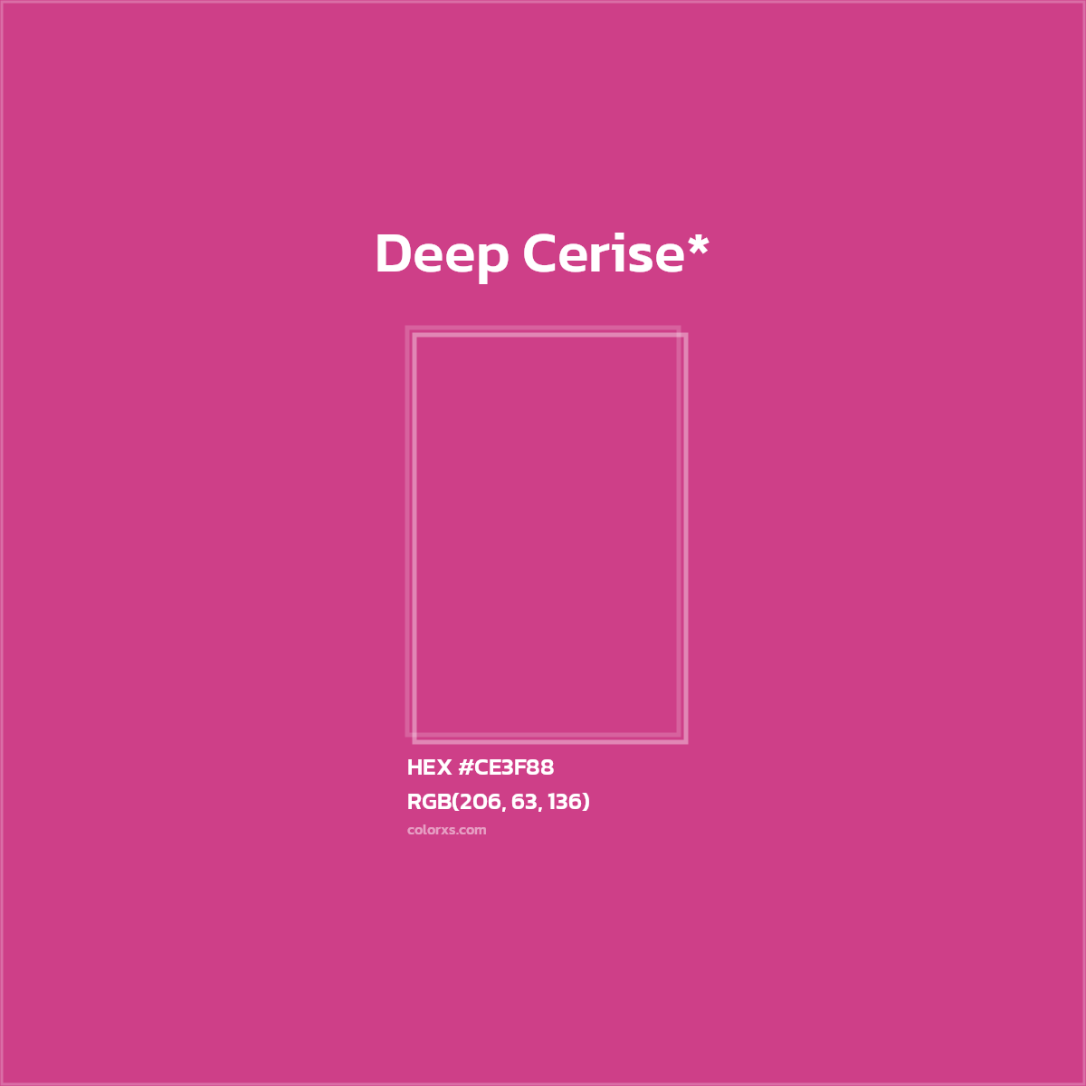 HEX #CE3F88 Color Name, Color Code, Palettes, Similar Paints, Images