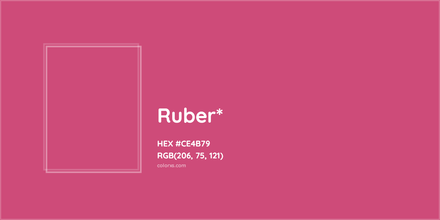 HEX #CE4B79 Color Name, Color Code, Palettes, Similar Paints, Images