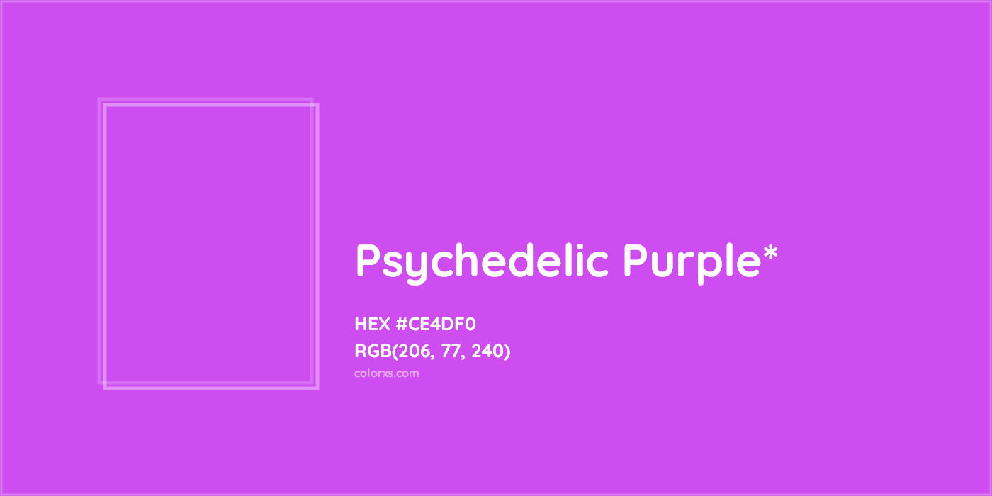 HEX #CE4DF0 Color Name, Color Code, Palettes, Similar Paints, Images