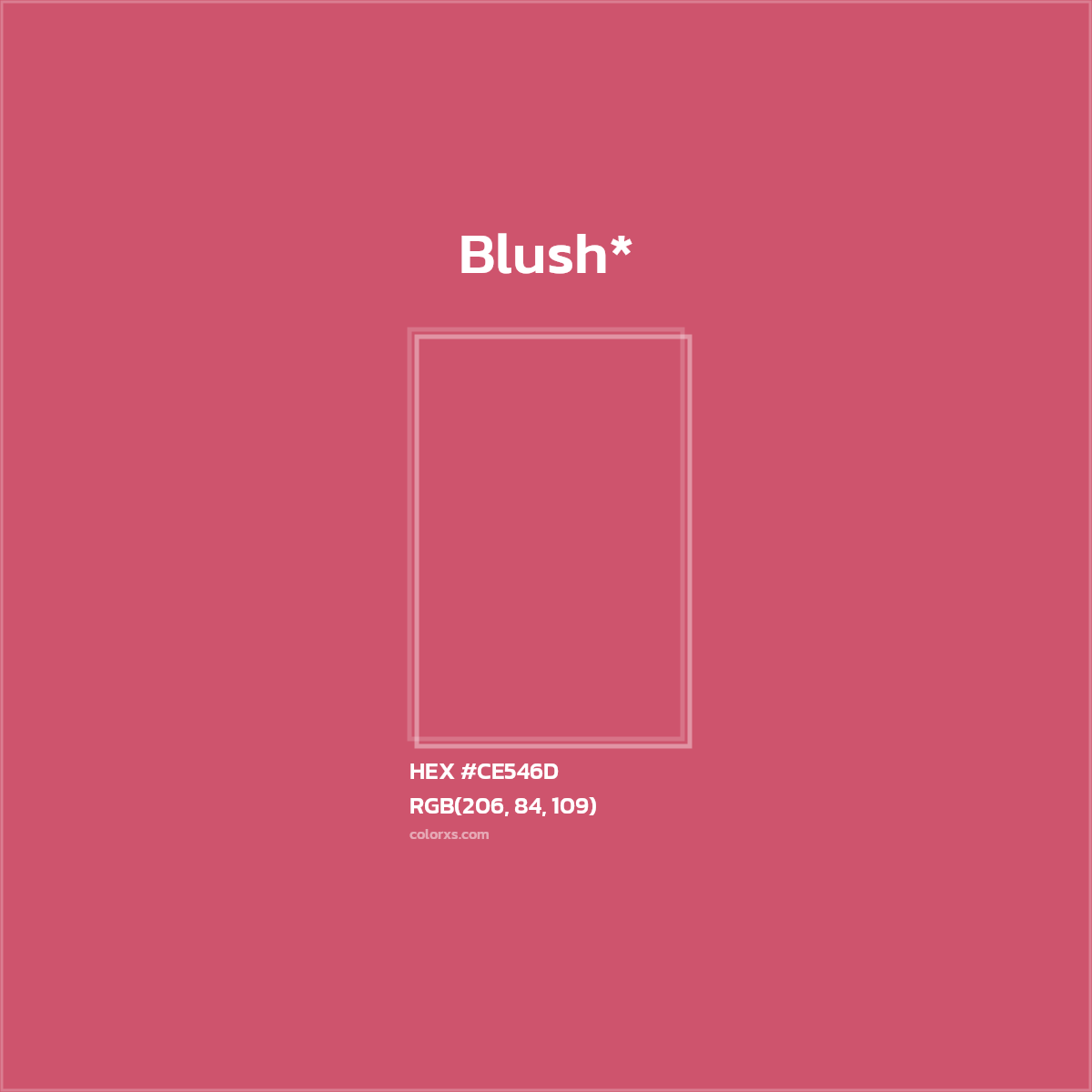 HEX #CE546D Color Name, Color Code, Palettes, Similar Paints, Images