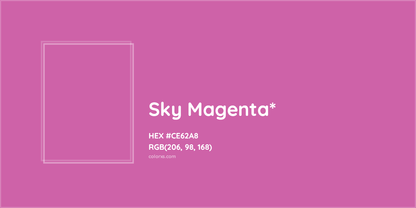 HEX #CE62A8 Color Name, Color Code, Palettes, Similar Paints, Images