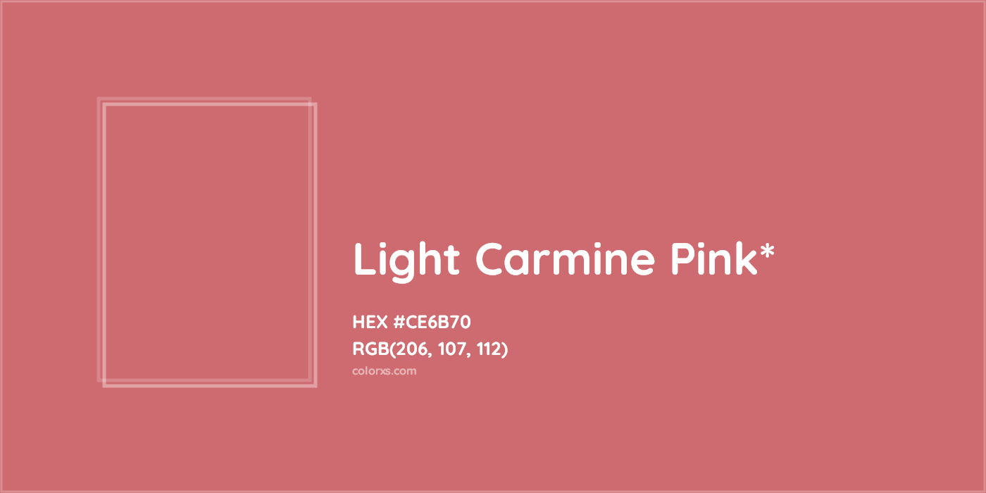 HEX #CE6B70 Color Name, Color Code, Palettes, Similar Paints, Images
