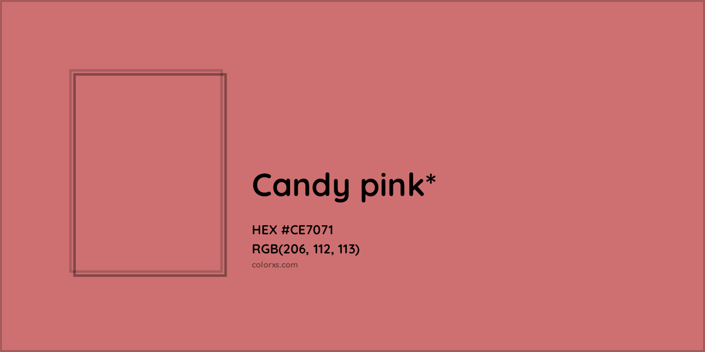 HEX #CE7071 Color Name, Color Code, Palettes, Similar Paints, Images