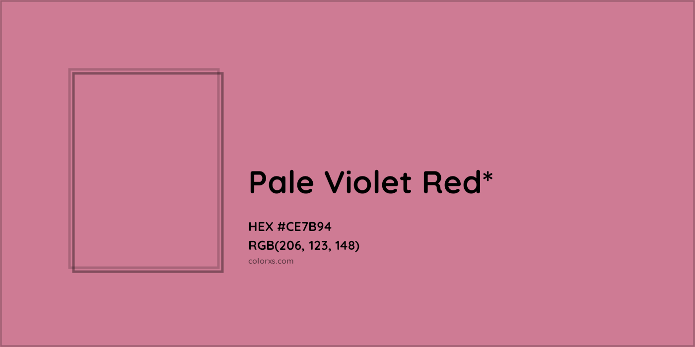 HEX #CE7B94 Color Name, Color Code, Palettes, Similar Paints, Images