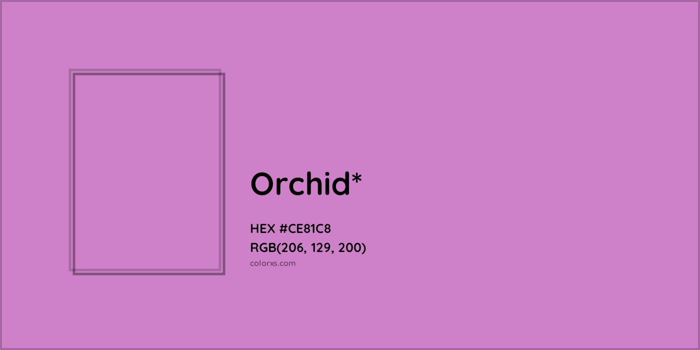 HEX #CE81C8 Color Name, Color Code, Palettes, Similar Paints, Images