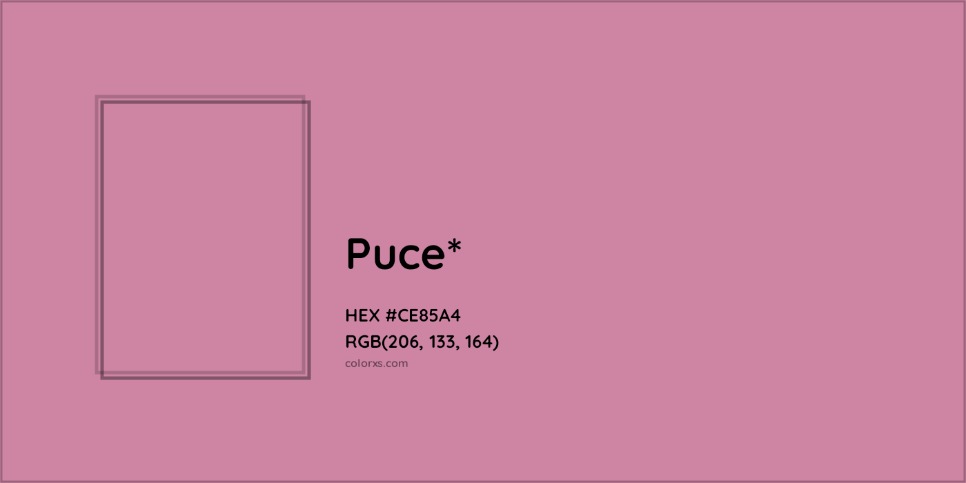 HEX #CE85A4 Color Name, Color Code, Palettes, Similar Paints, Images