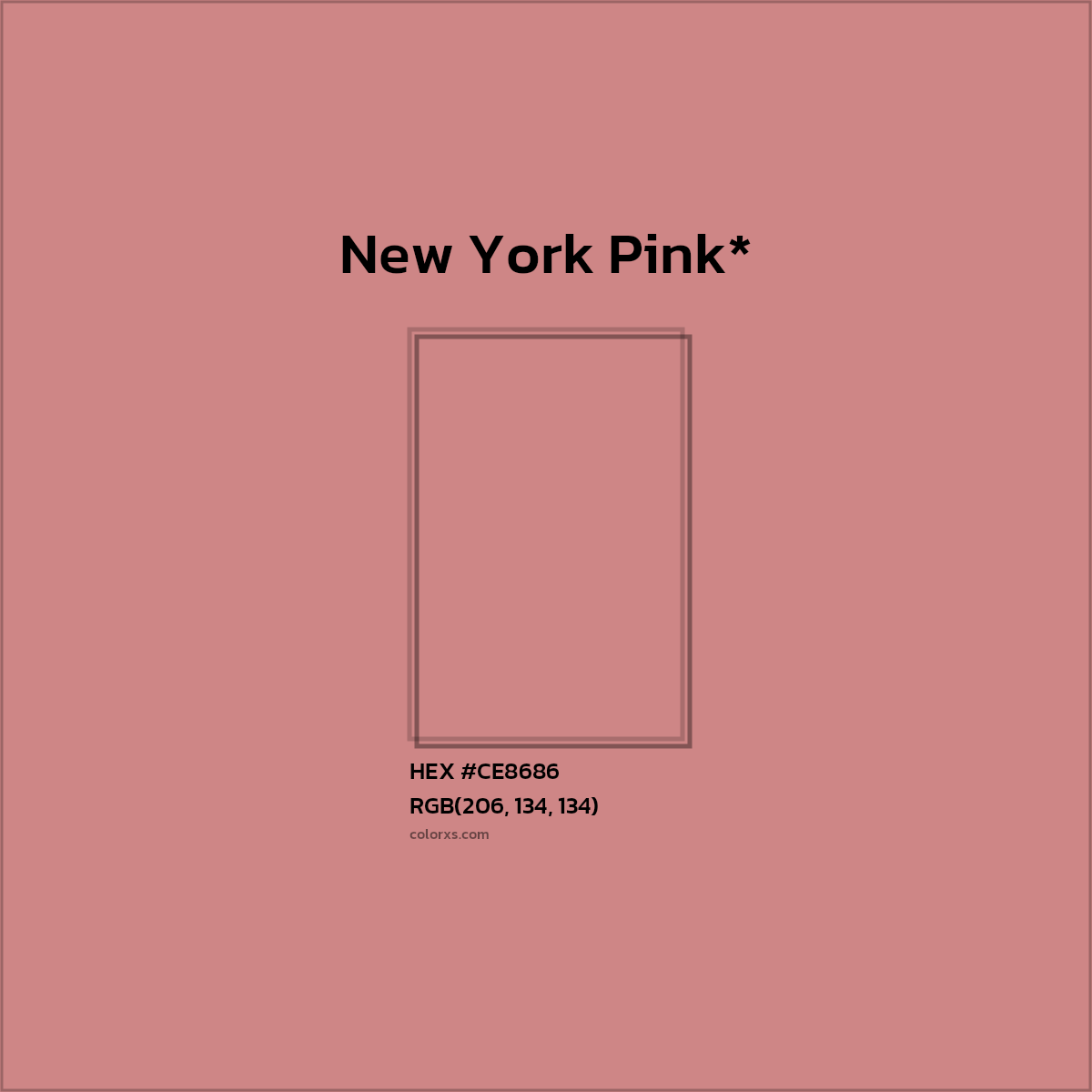 HEX #CE8686 Color Name, Color Code, Palettes, Similar Paints, Images