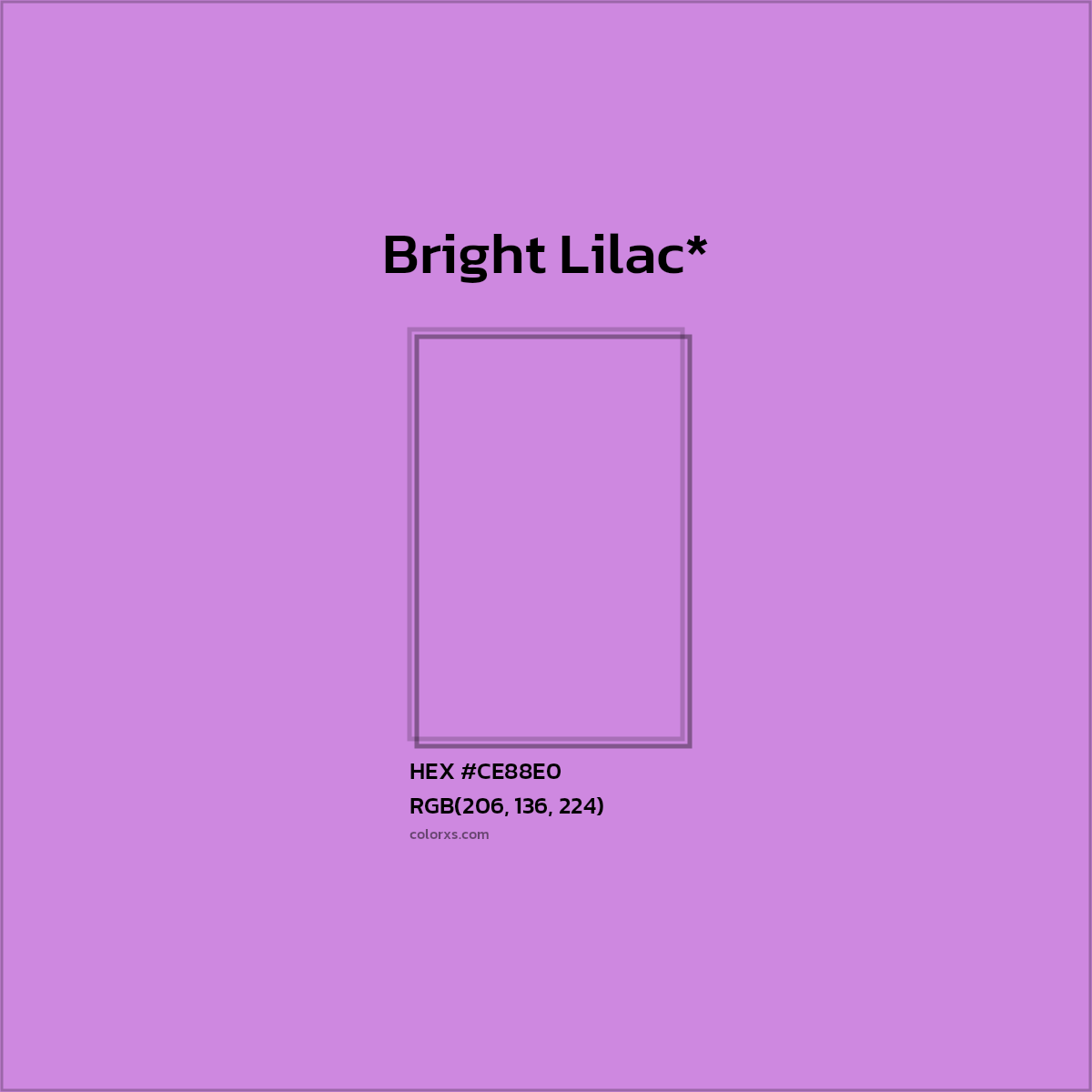 HEX #CE88E0 Color Name, Color Code, Palettes, Similar Paints, Images