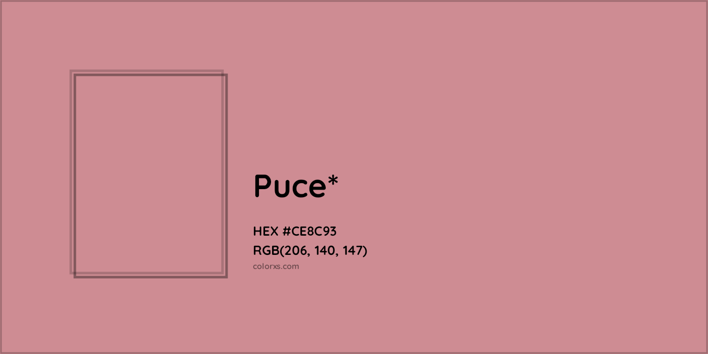 HEX #CE8C93 Color Name, Color Code, Palettes, Similar Paints, Images
