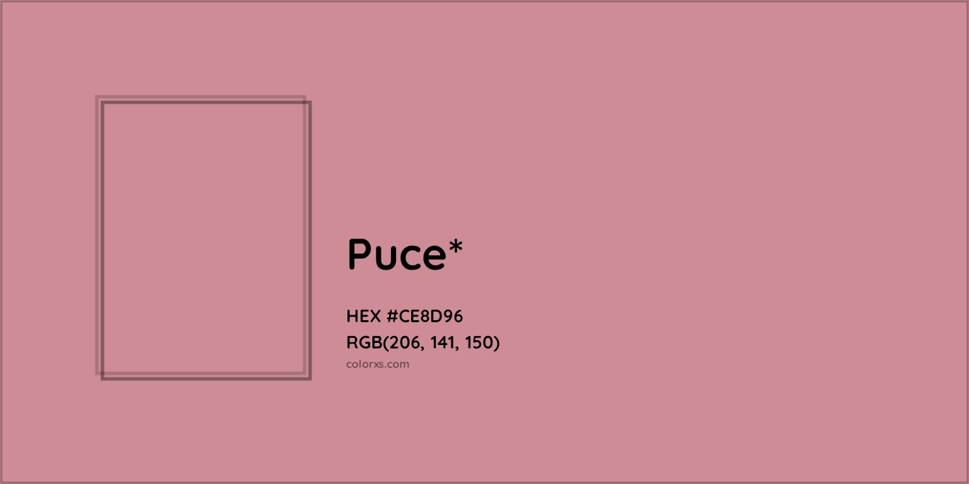HEX #CE8D96 Color Name, Color Code, Palettes, Similar Paints, Images