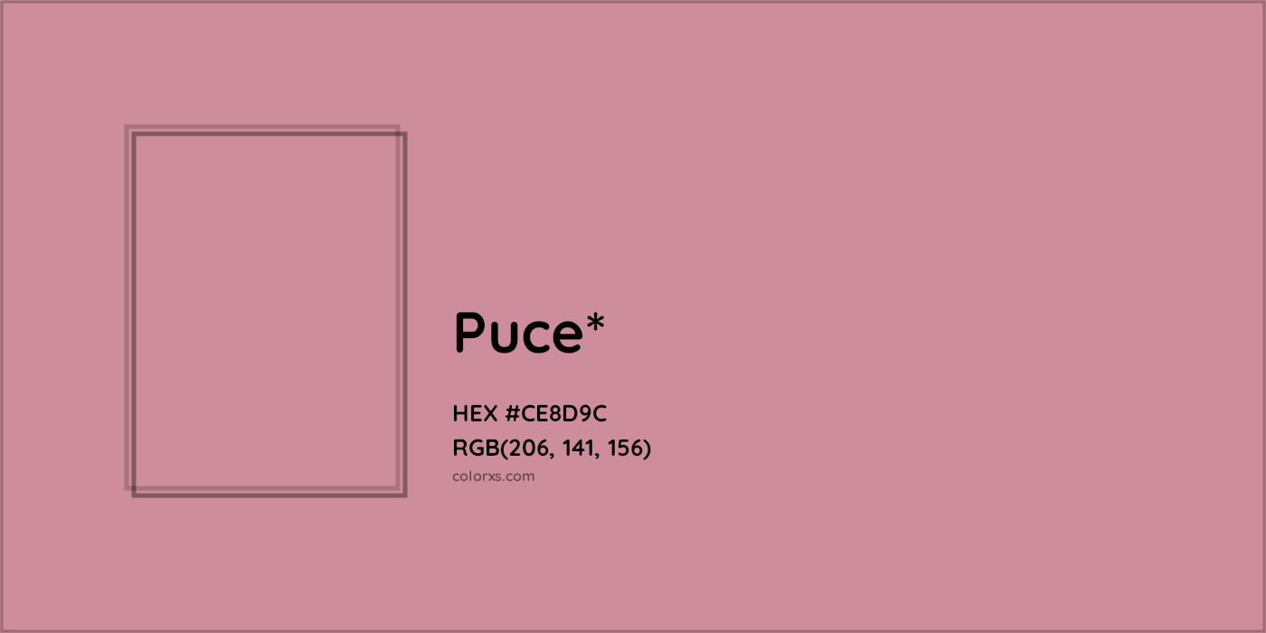 HEX #CE8D9C Color Name, Color Code, Palettes, Similar Paints, Images