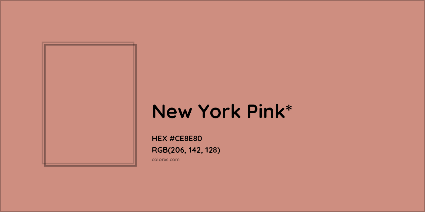HEX #CE8E80 Color Name, Color Code, Palettes, Similar Paints, Images