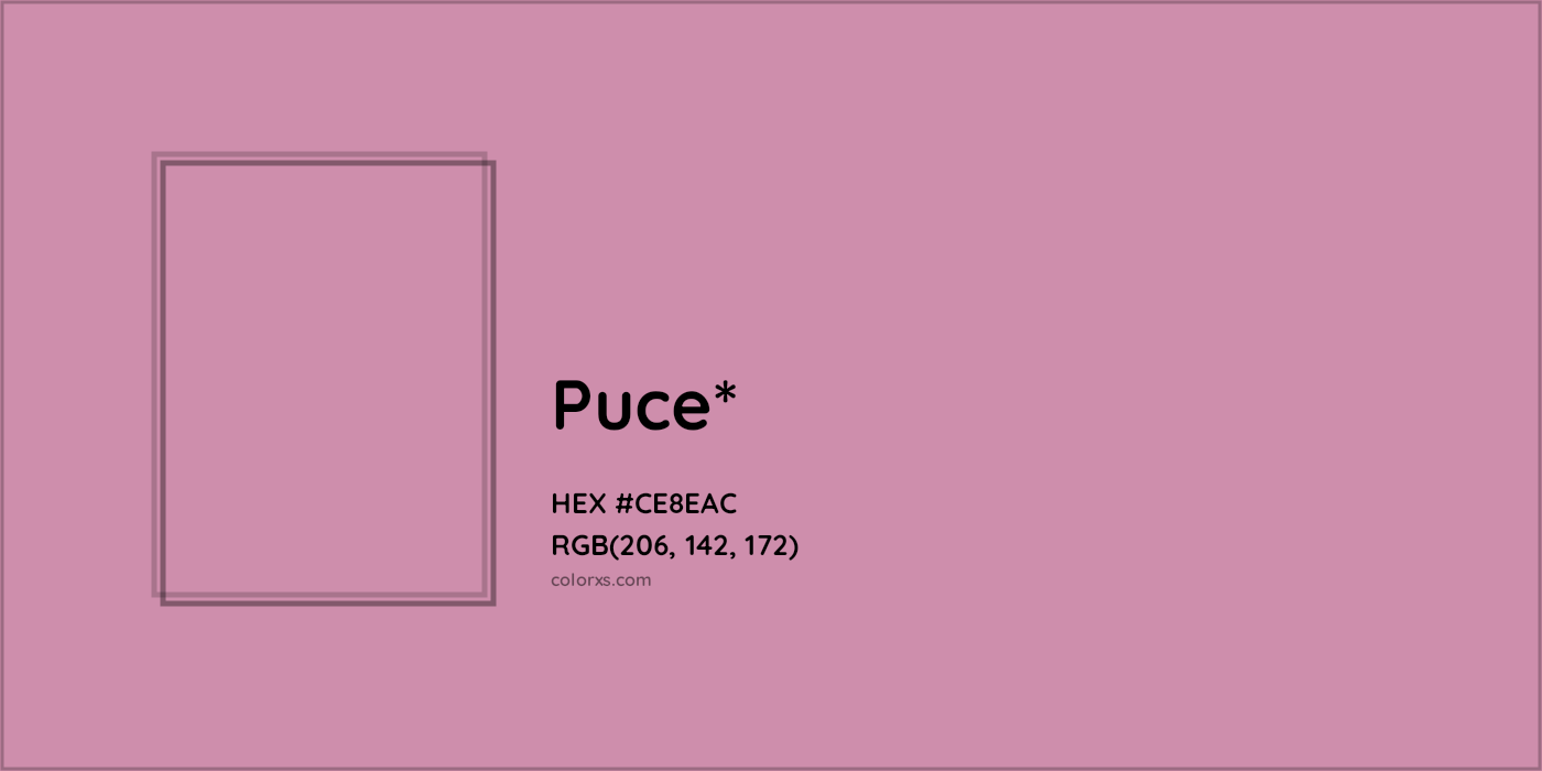 HEX #CE8EAC Color Name, Color Code, Palettes, Similar Paints, Images