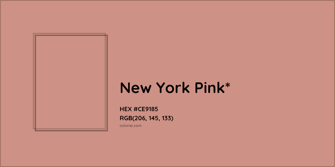 HEX #CE9185 Color Name, Color Code, Palettes, Similar Paints, Images
