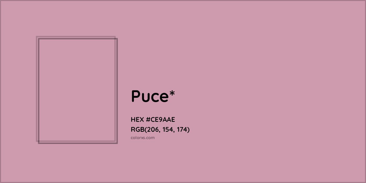 HEX #CE9AAE Color Name, Color Code, Palettes, Similar Paints, Images