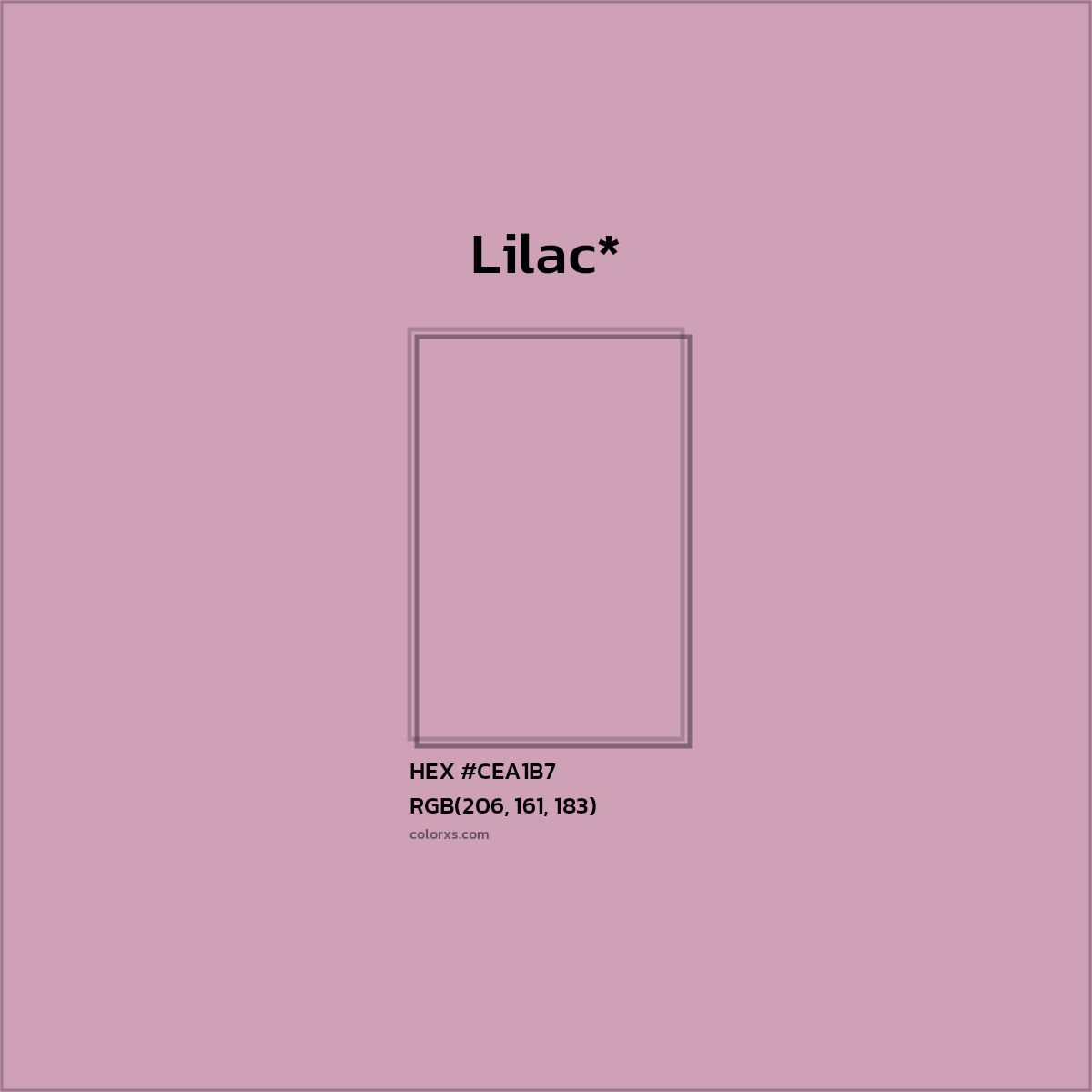 HEX #CEA1B7 Color Name, Color Code, Palettes, Similar Paints, Images
