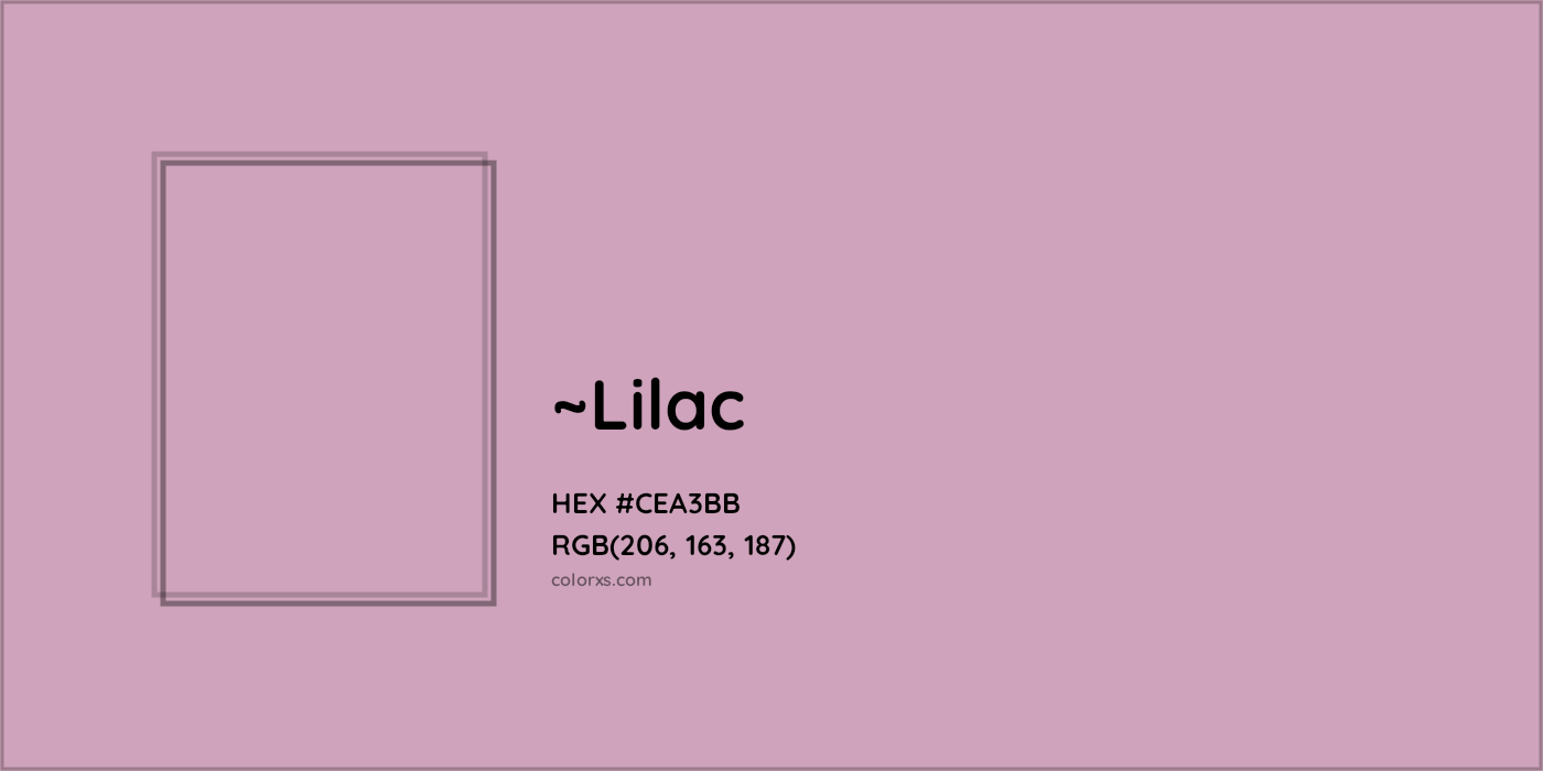 HEX #CEA3BB Color Name, Color Code, Palettes, Similar Paints, Images