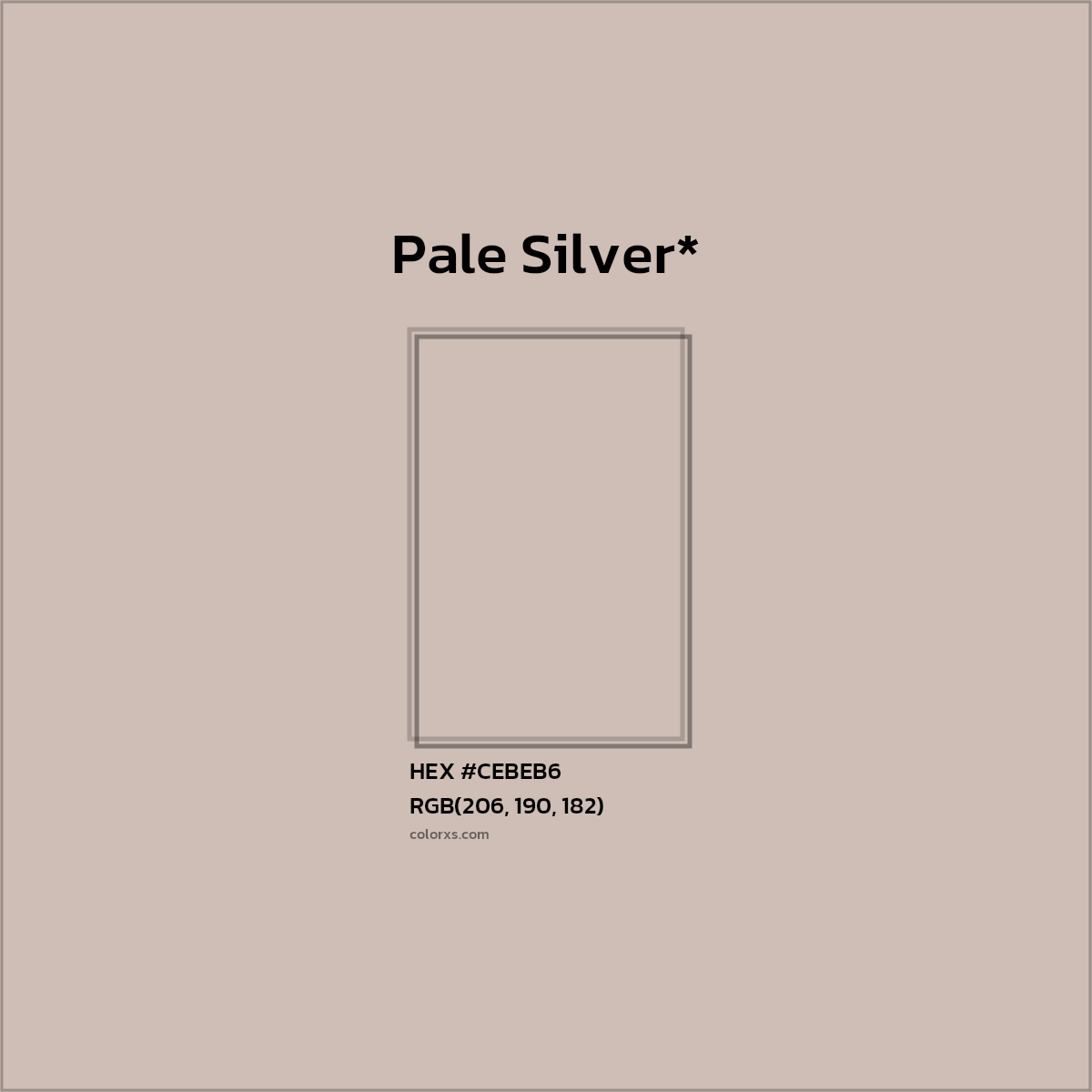 HEX #CEBEB6 Color Name, Color Code, Palettes, Similar Paints, Images