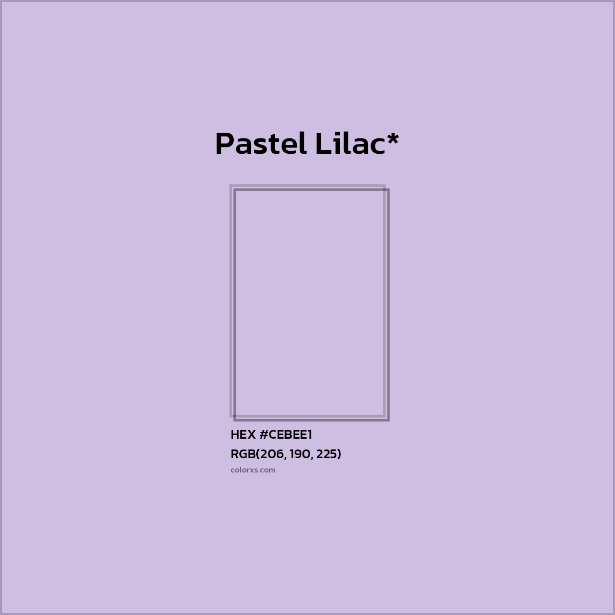 HEX #CEBEE1 Color Name, Color Code, Palettes, Similar Paints, Images