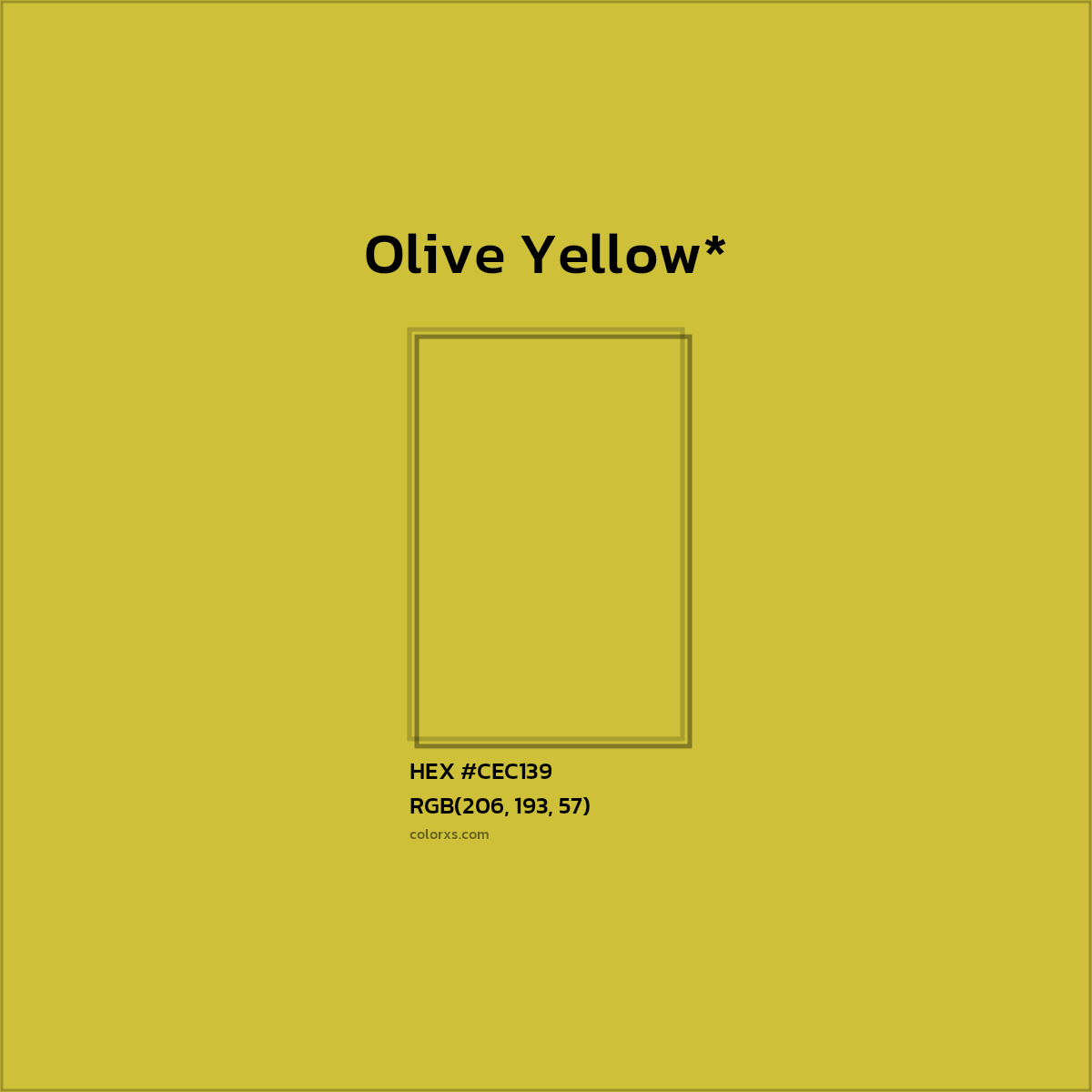 HEX #CEC139 Color Name, Color Code, Palettes, Similar Paints, Images