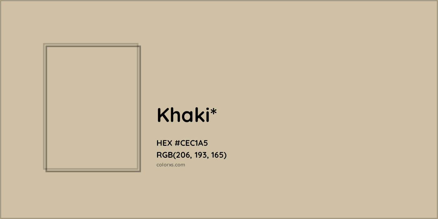 HEX #CEC1A5 Color Name, Color Code, Palettes, Similar Paints, Images