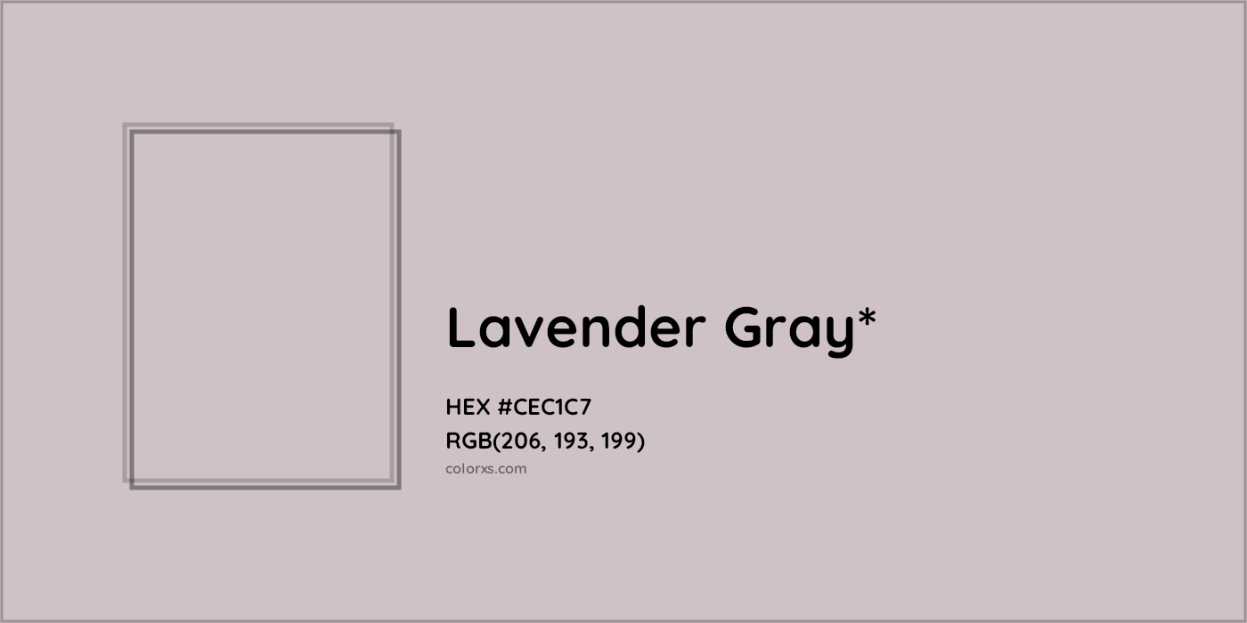 HEX #CEC1C7 Color Name, Color Code, Palettes, Similar Paints, Images