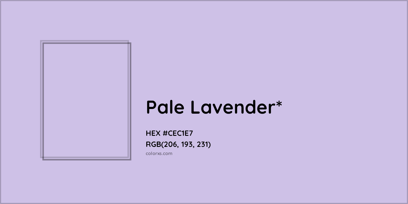 HEX #CEC1E7 Color Name, Color Code, Palettes, Similar Paints, Images