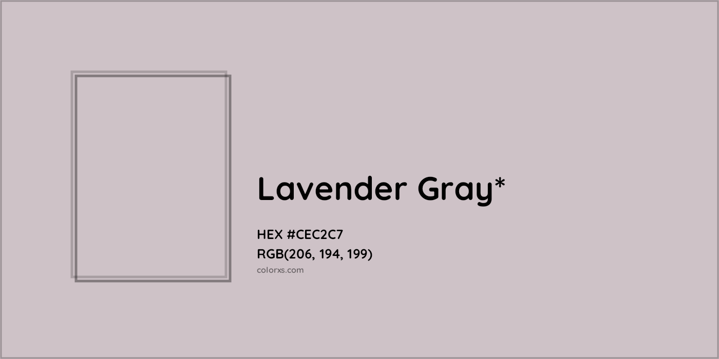 HEX #CEC2C7 Color Name, Color Code, Palettes, Similar Paints, Images
