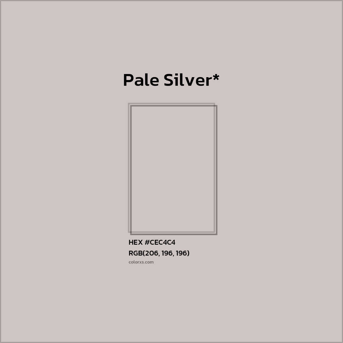 HEX #CEC4C4 Color Name, Color Code, Palettes, Similar Paints, Images