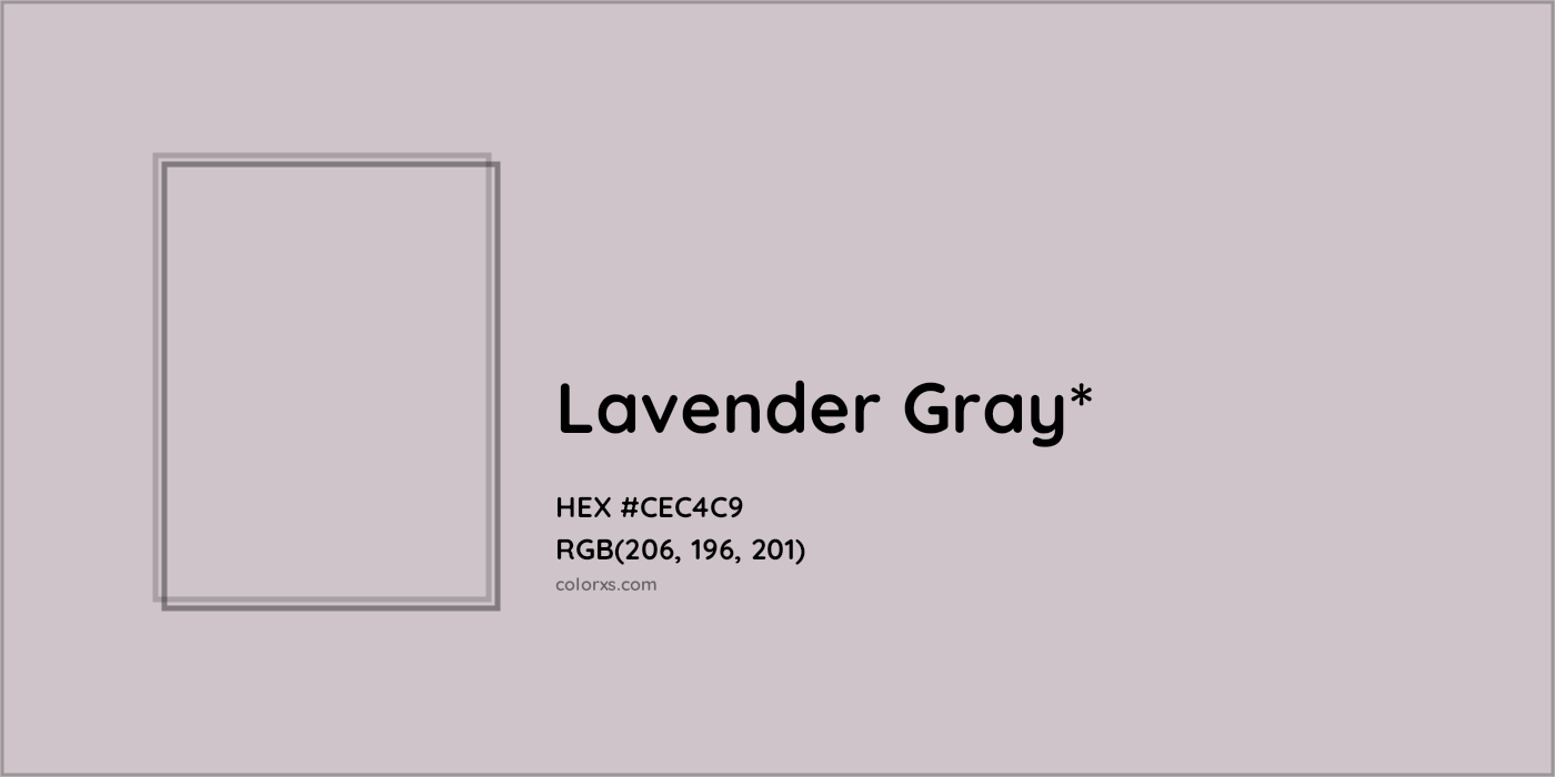 HEX #CEC4C9 Color Name, Color Code, Palettes, Similar Paints, Images